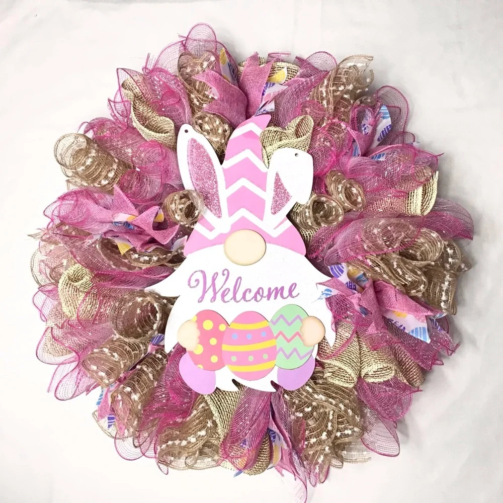 Easter bunny wreath